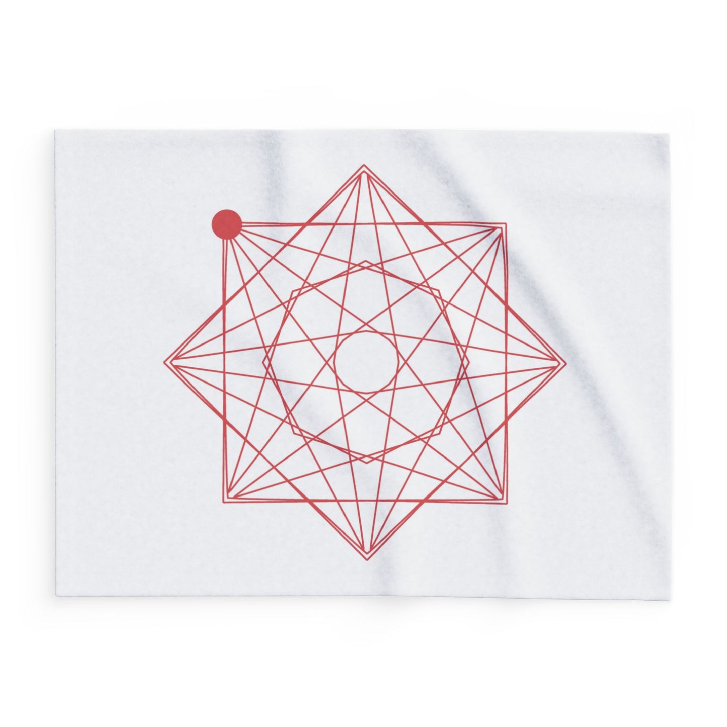 Arctic Fleece Blanket with Fellow Design - Perfect for FELLOW (FNucI) Holders
