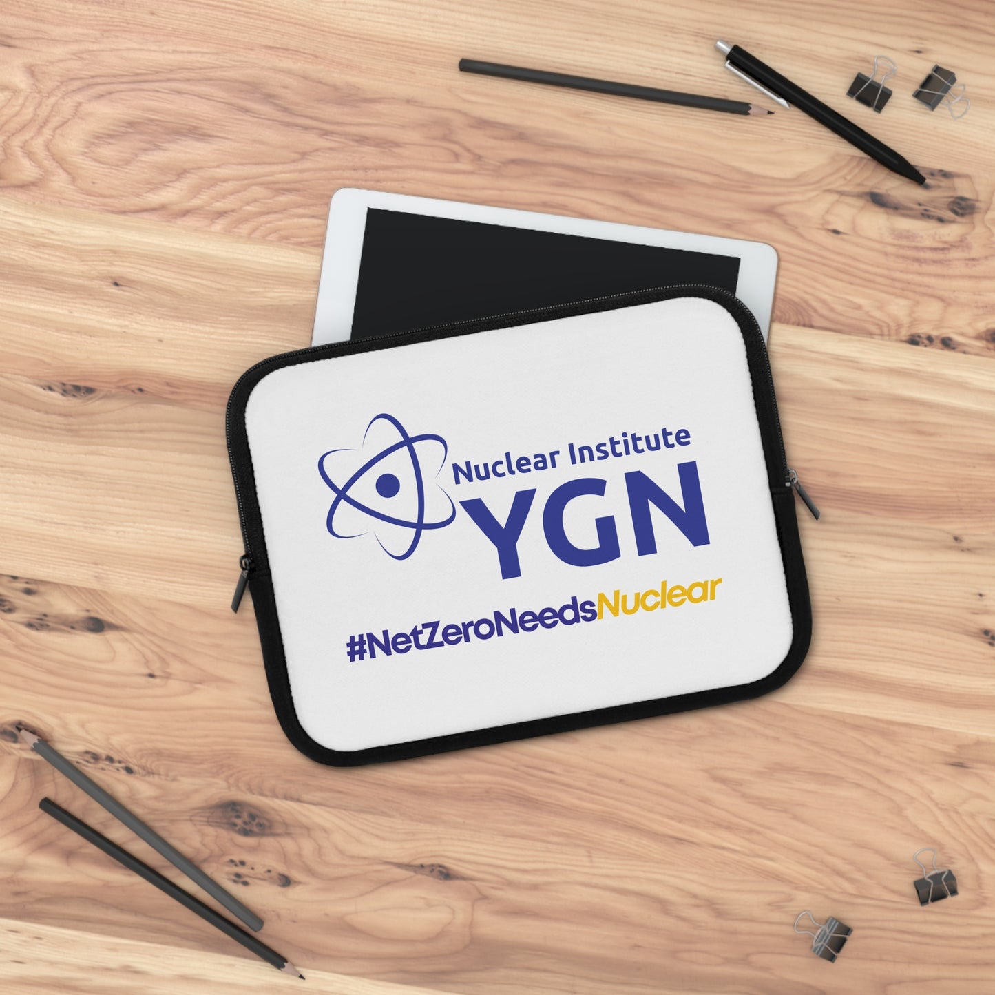 YGN Laptop Sleeve - #NetZeroNeedsNuclear
