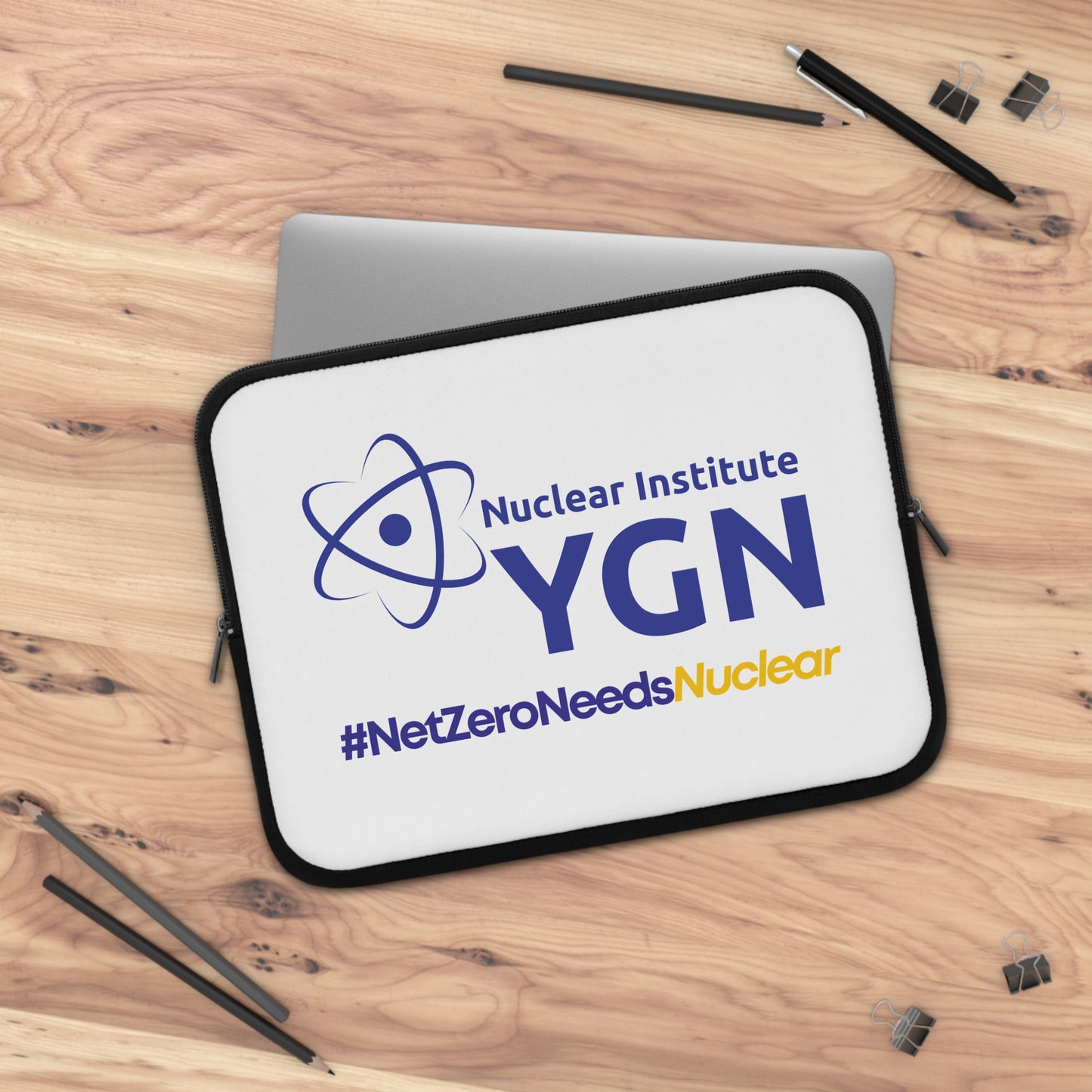 YGN Laptop Sleeve - #NetZeroNeedsNuclear