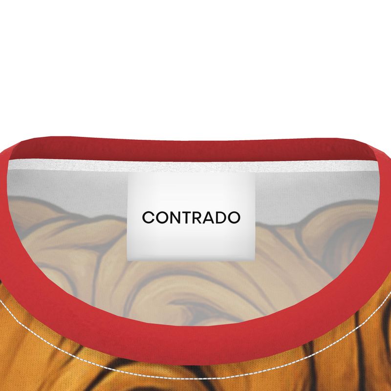 Cut And Sew All Over Print T Shirt