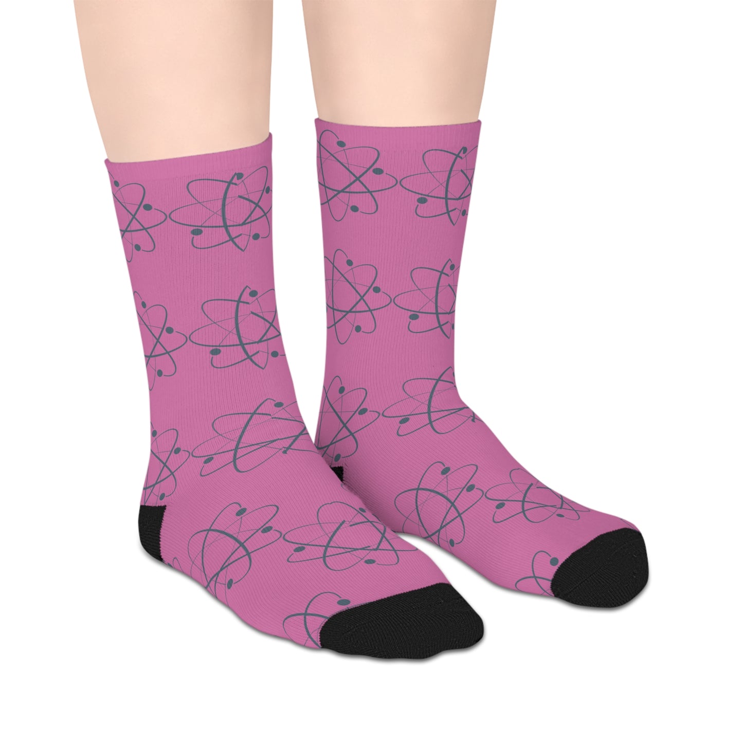 Atom Design Socks | Light Pink