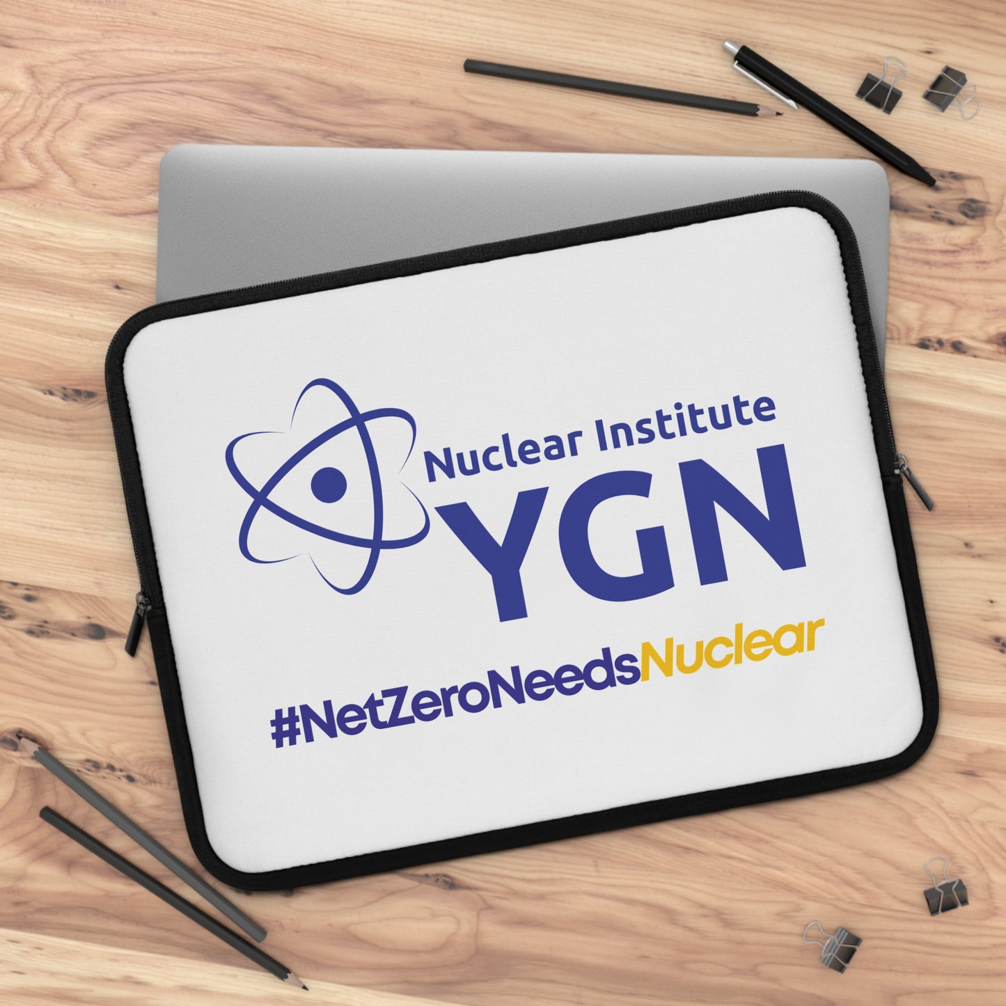 YGN Laptop Sleeve - #NetZeroNeedsNuclear