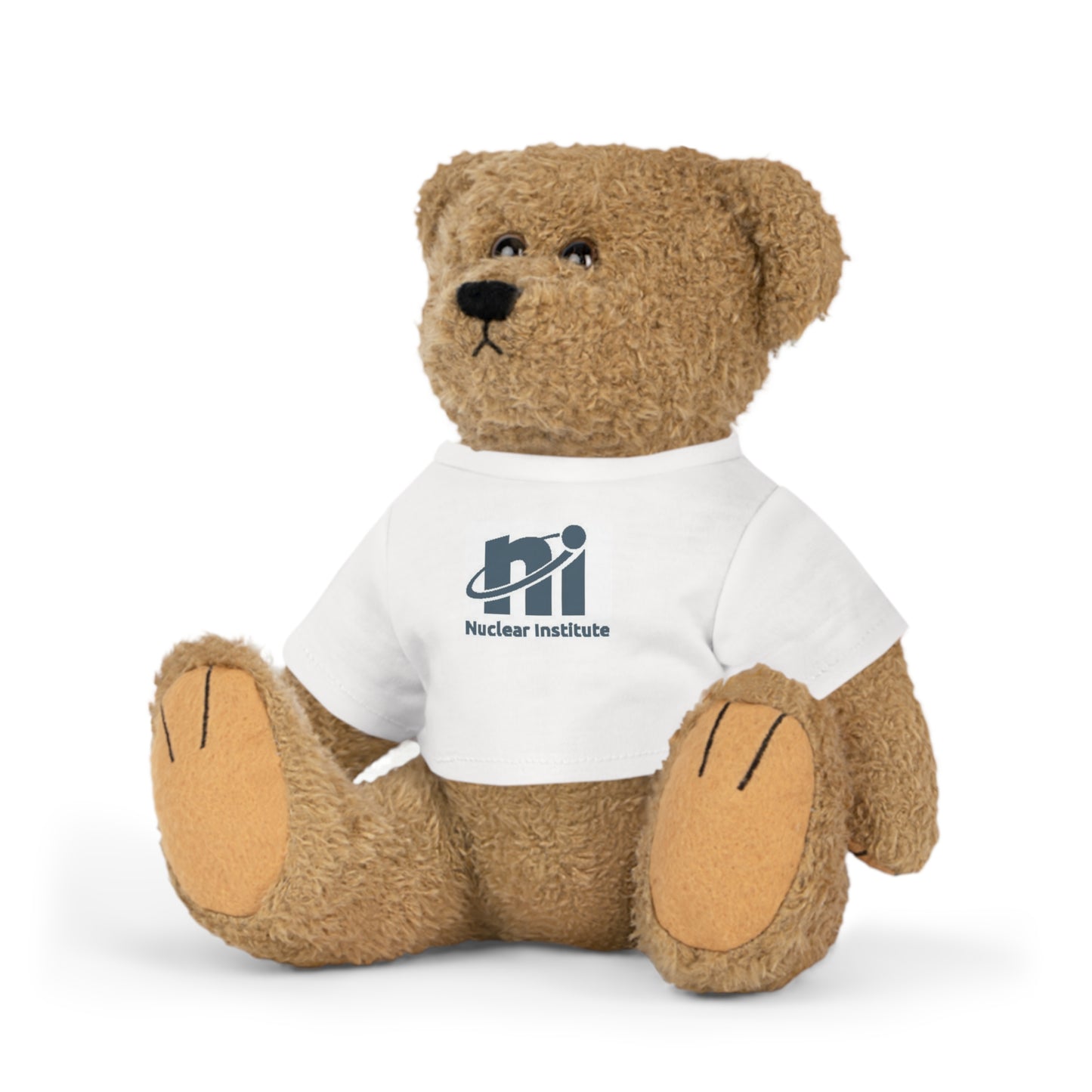 Custom Plush Toy with T-Shirt | Nuclear Institute Logo | Adorable Gift