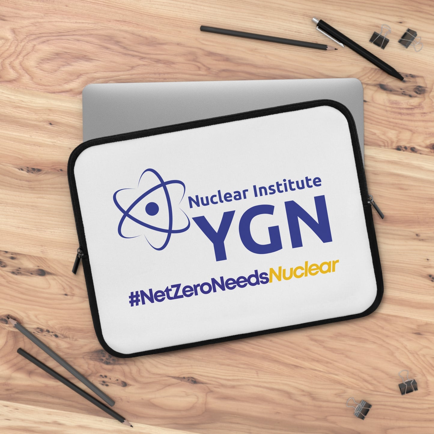 YGN Laptop Sleeve - #NetZeroNeedsNuclear