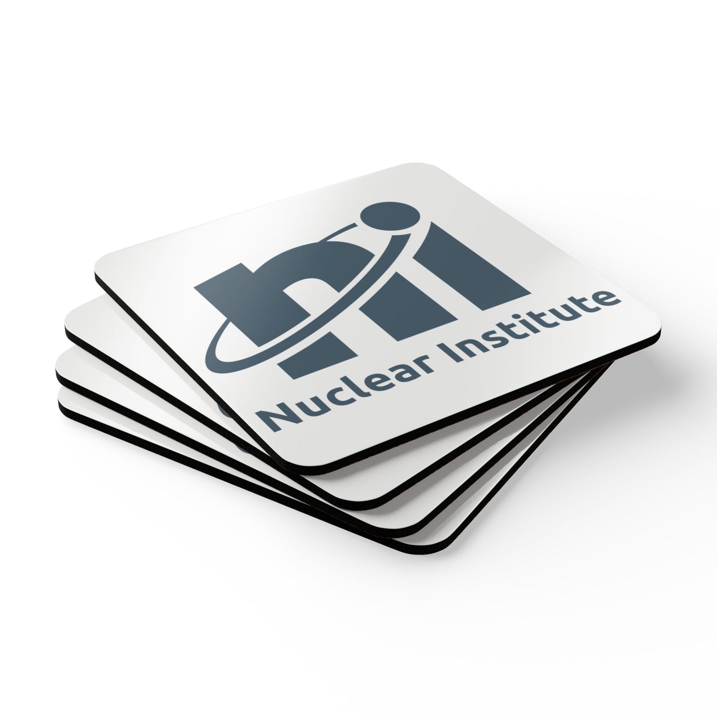 Nuclear Institute Corkwood Coaster Set - Eco-Friendly Drink Coasters