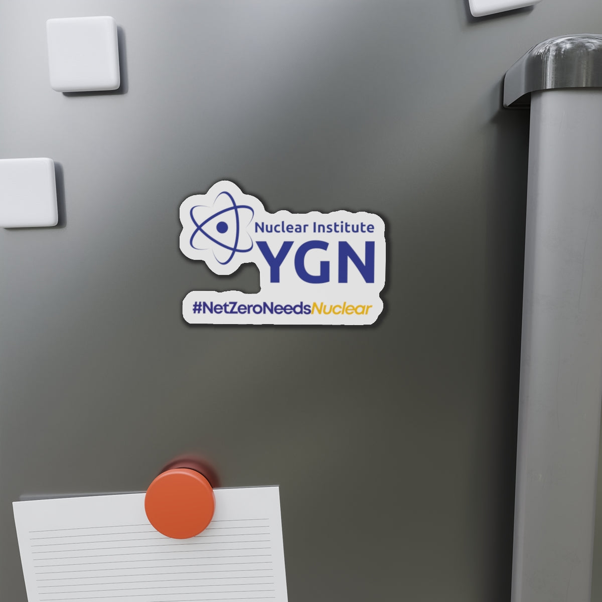 YGN #NetZeroNeedsNuclear Die-Cut Magnet