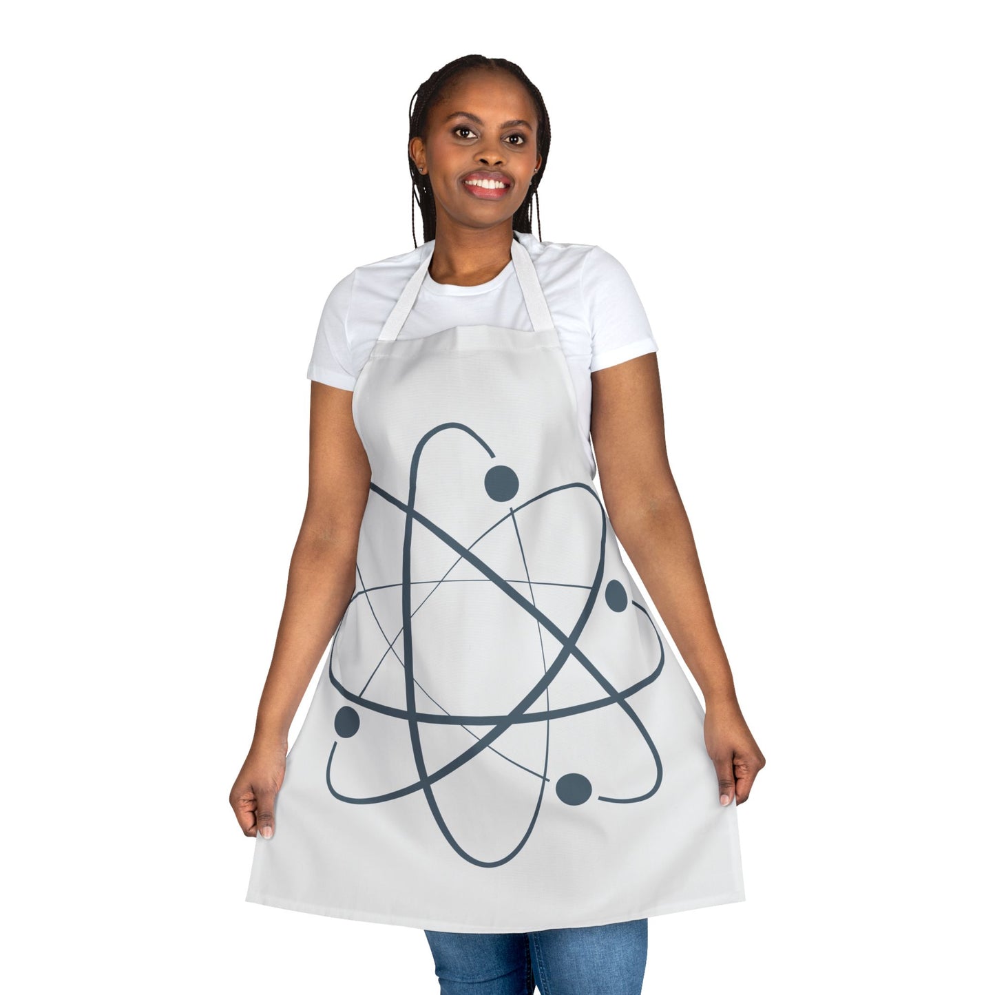 ATOM Design Apron with 5-Color Straps - Perfect for Cooking and BBQs