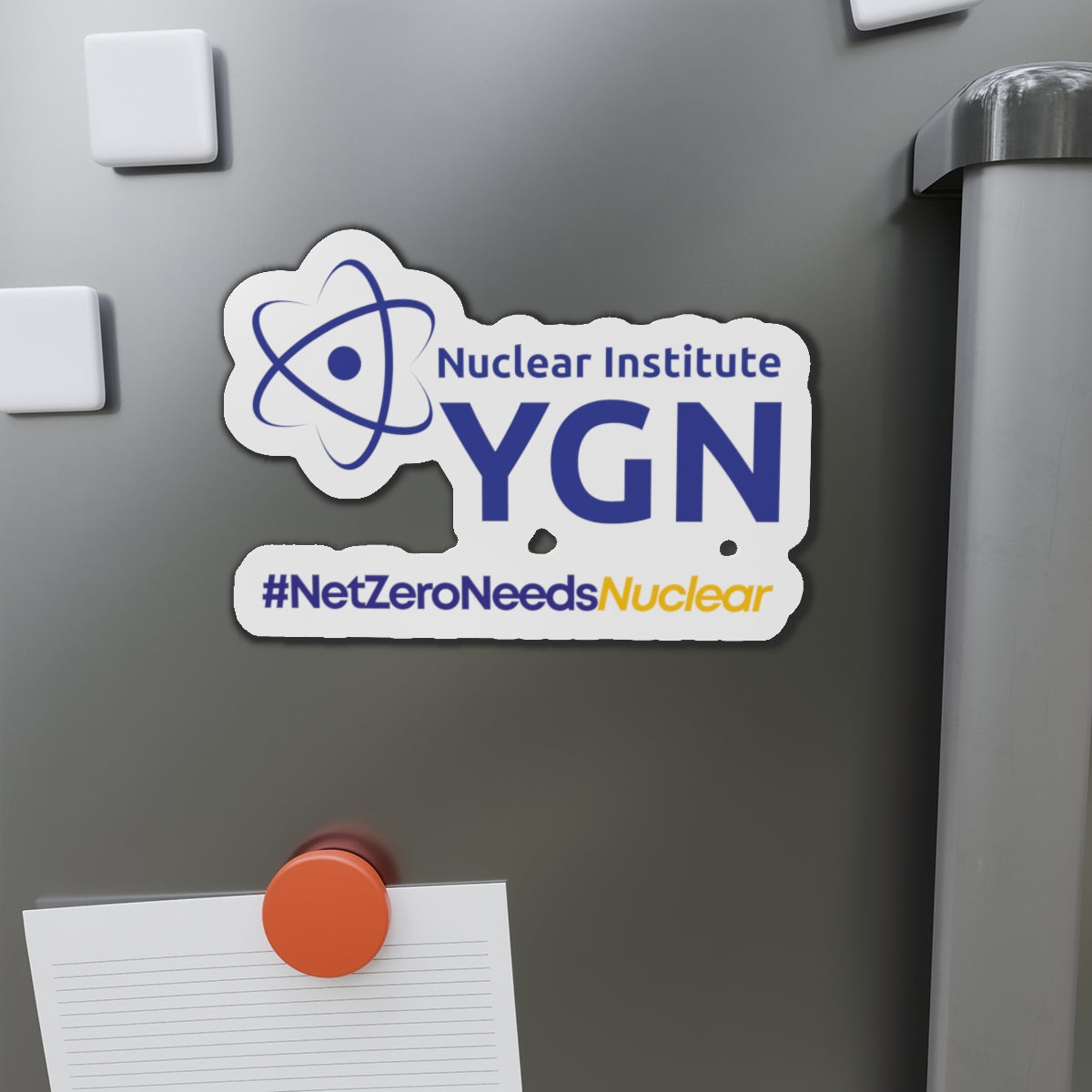 YGN #NetZeroNeedsNuclear Die-Cut Magnet