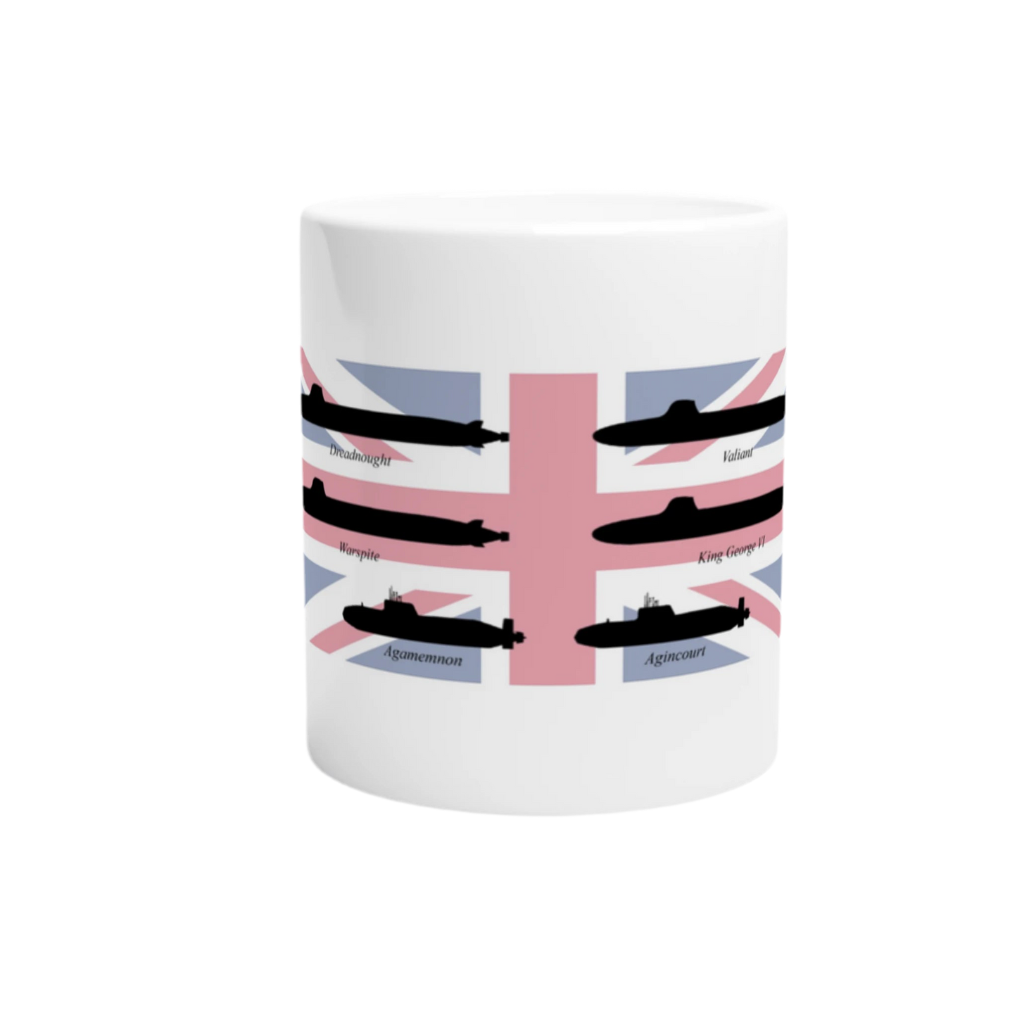 Royal Navy Submarine Silhouettes Ceramic Coffee Mug – 11oz Design