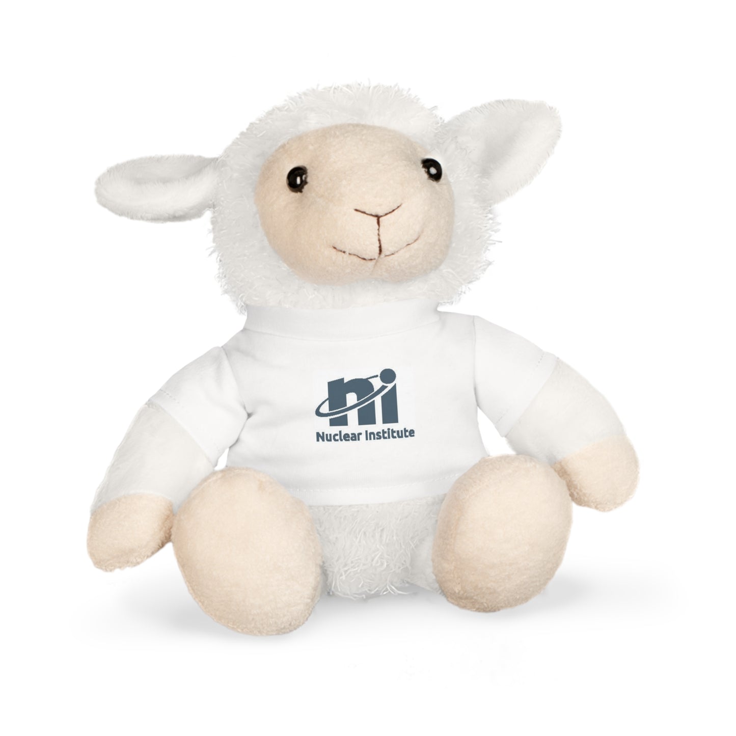 Custom Plush Toy with T-Shirt | Nuclear Institute Logo | Adorable Gift