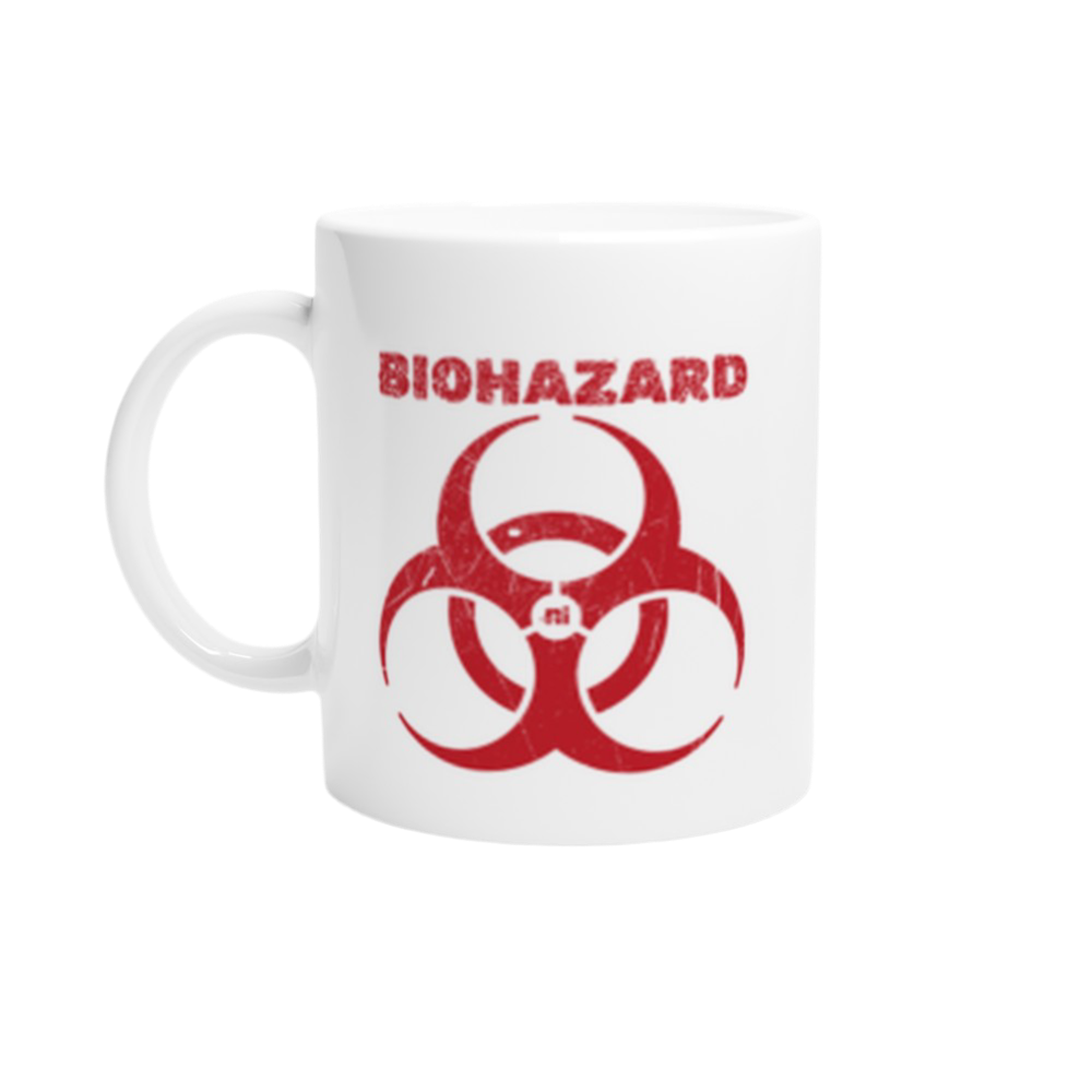 Biohazard White 11oz Ceramic Mug