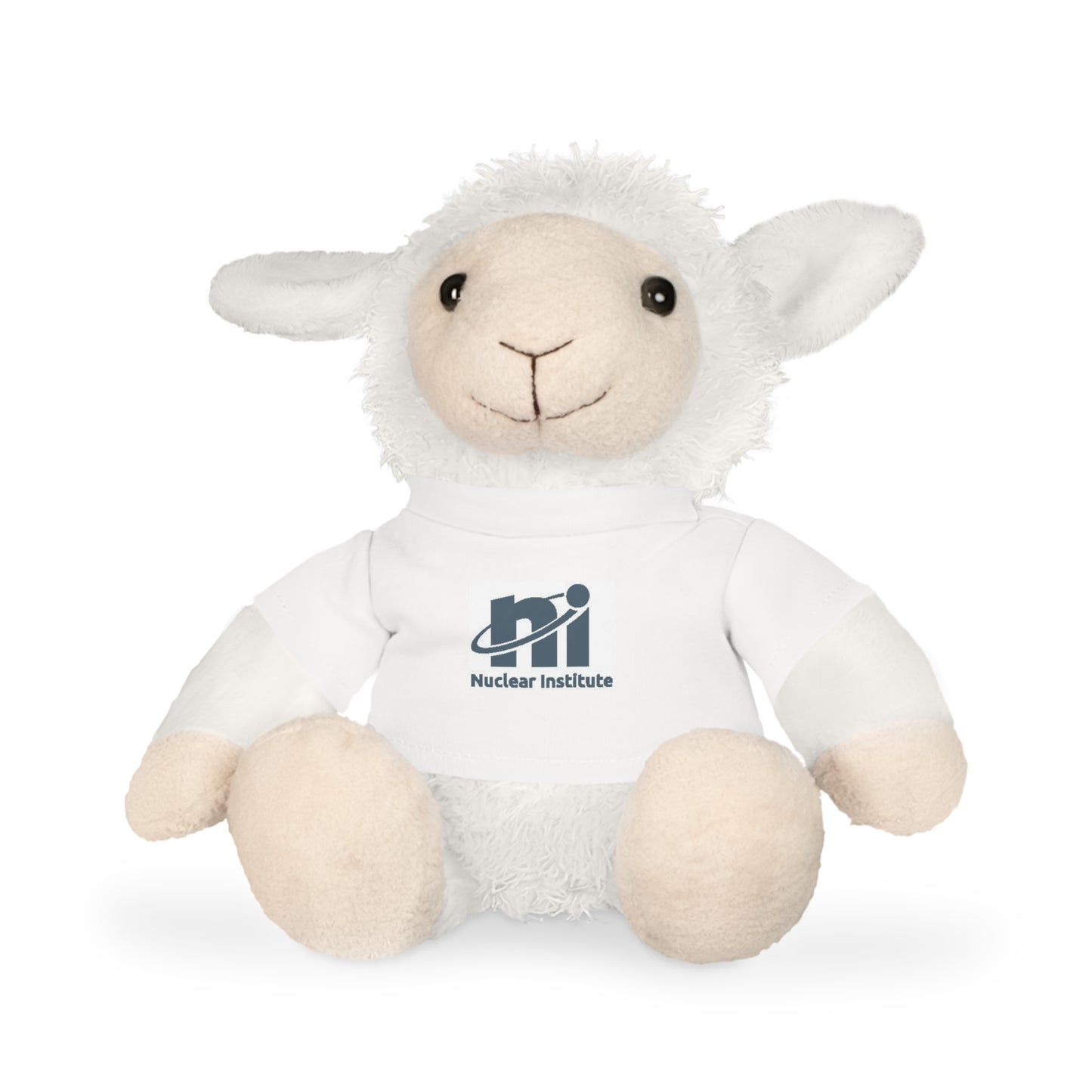 Custom Plush Toy with T-Shirt | Nuclear Institute Logo | Adorable Gift