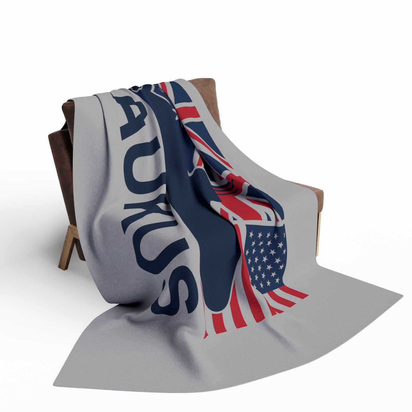 AUKUS Themed Arctic Fleece Blanket - Cozy & Supportive Gift for Military Enthusiasts