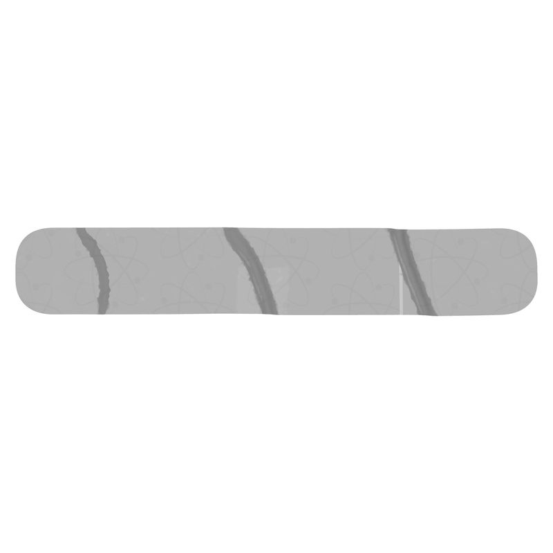 Atom design fleece scarf