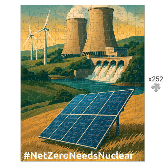 250 piece - #NetZeroNeedsNuclear Jigsaw Puzzle
