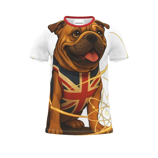 Cut And Sew All Over Print T Shirt