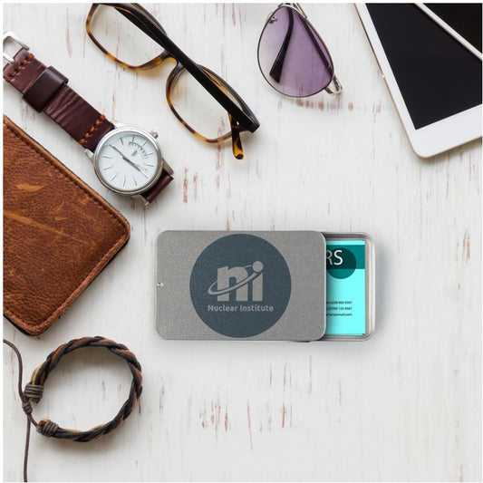 Nuclear Institute Business Card Tin
