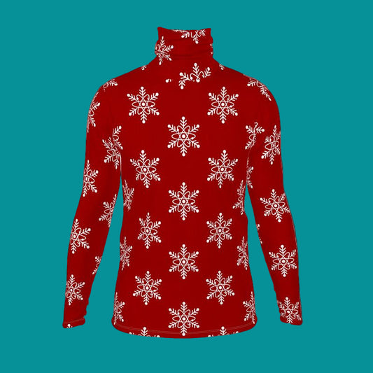 Nuclear Atom Design Mens slim fit roll neck