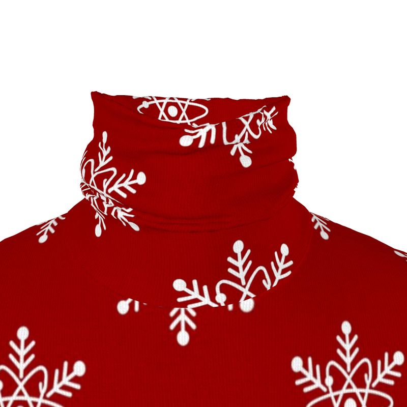 Nuclear Atom Design Mens slim fit roll neck