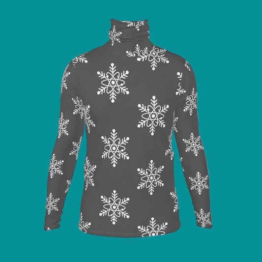 Christmas Mens slim fit roll neck