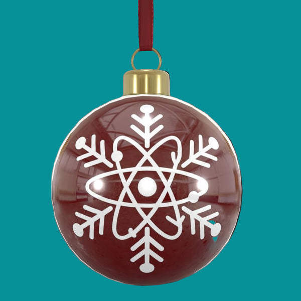 Nuclear Atom Bone China Baubles