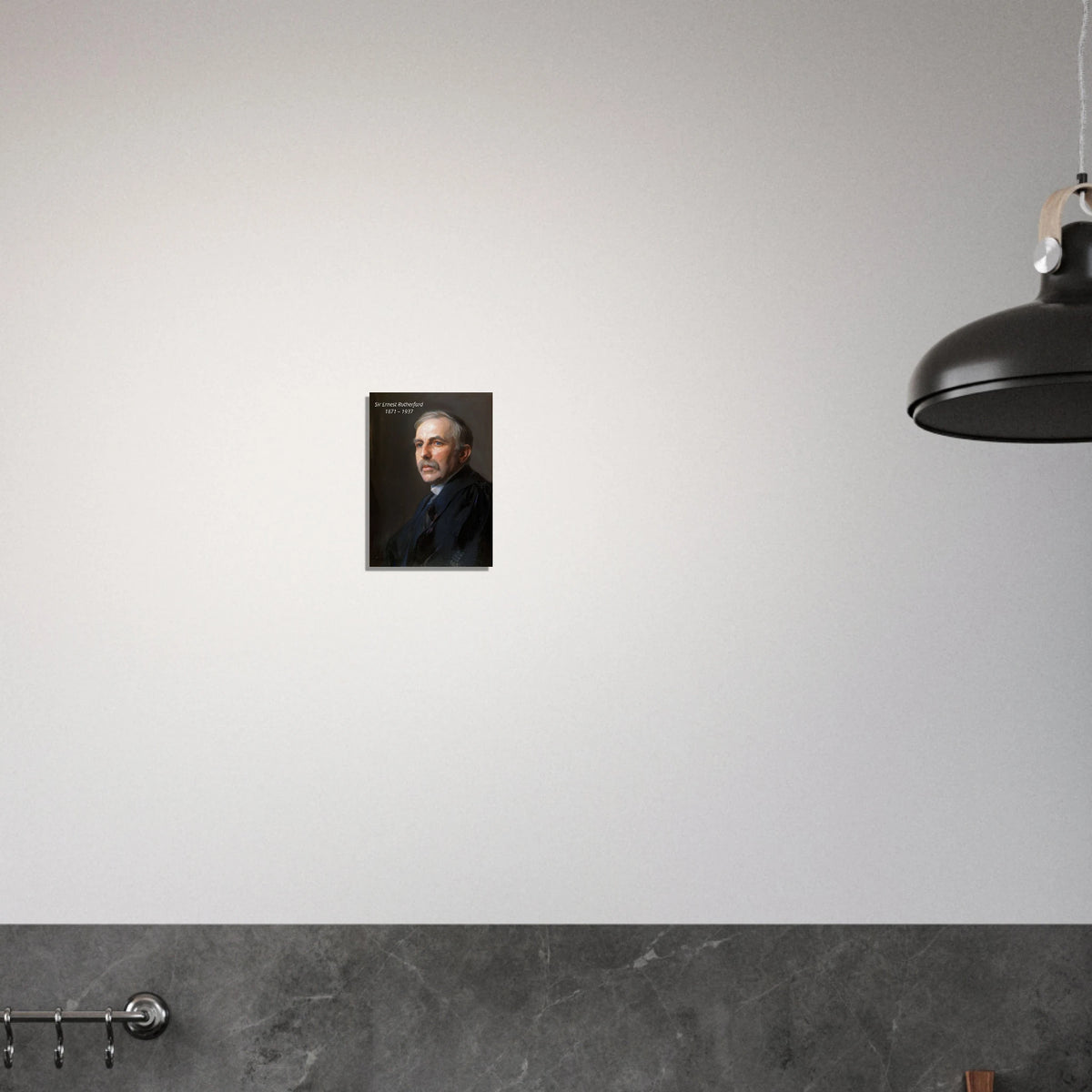 Ruthurford Drawing Sir Ernest Rutherford 1924 Painting Poster – Historic Atomic Physics A ...