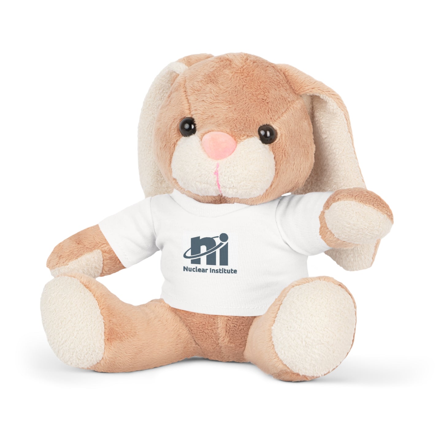 Custom Plush Toy with T-Shirt | Nuclear Institute Logo | Adorable Gift