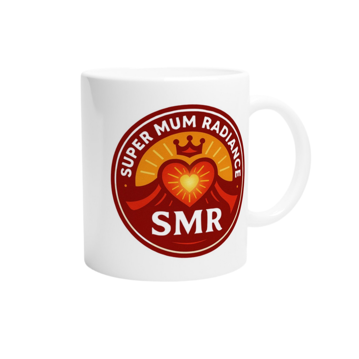 SMR Super Mum Radiance Ceramic Mug – Perfect Gift for Mother's Day