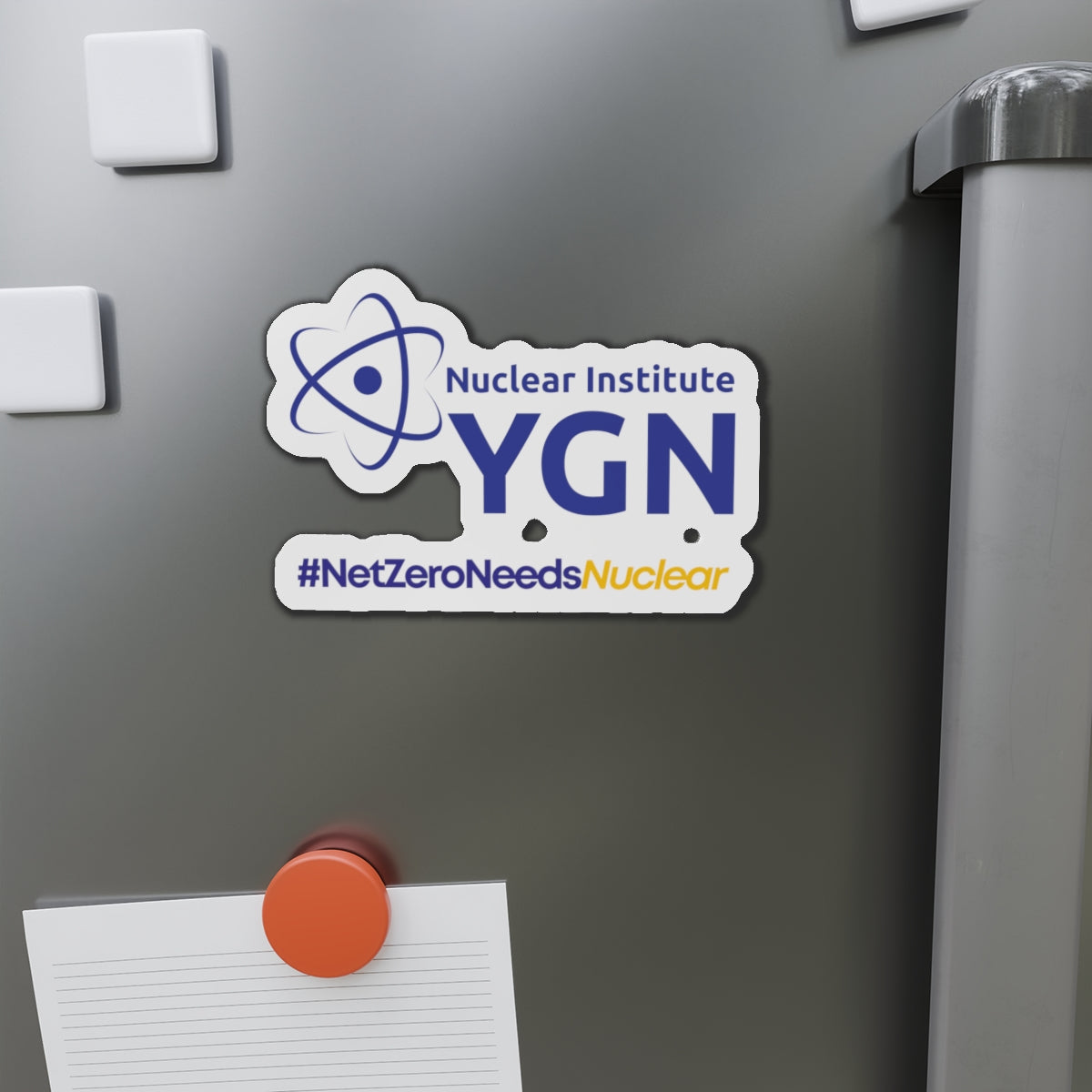 YGN #NetZeroNeedsNuclear Die-Cut Magnet