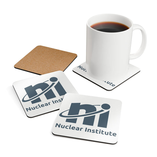 Nuclear Institute Corkwood Coaster Set - Eco-Friendly Drink Coasters