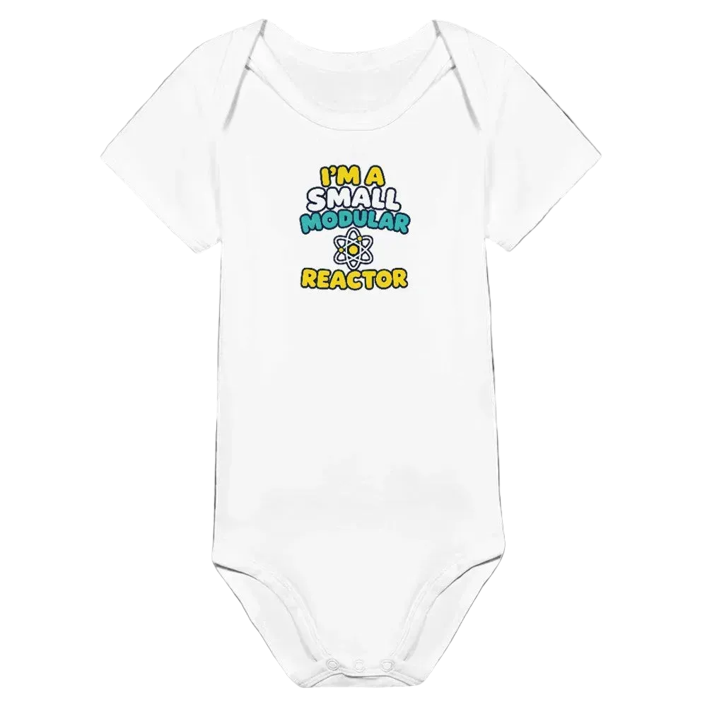 Small Modular Reactor Graphic Baby Bodysuit – 100% Cotton