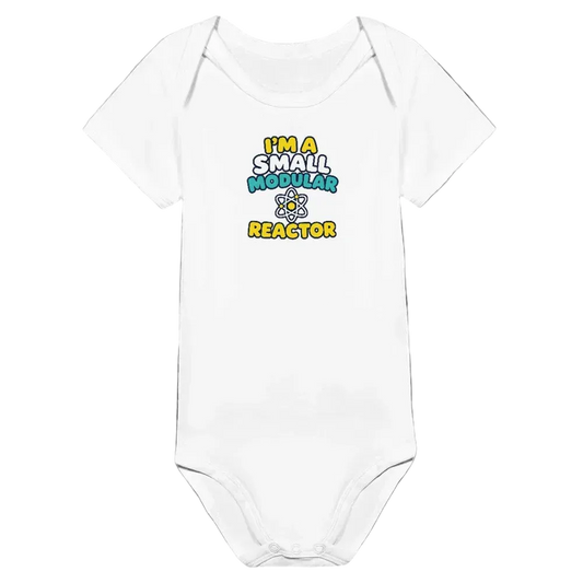 Small Modular Reactor Graphic Baby Bodysuit – 100% Cotton