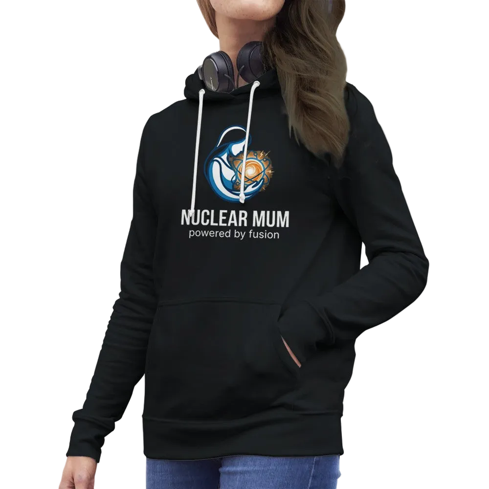 Nuclear Mum Powered by Fusion – Premium Women's Slim Fit Hoodie
