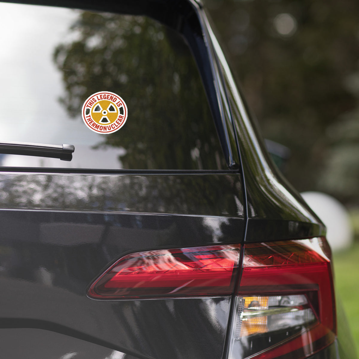 Nuclear Fun Sticker Father's Day | This Legend is Thermonuclear Bubble-free stickers – The ...